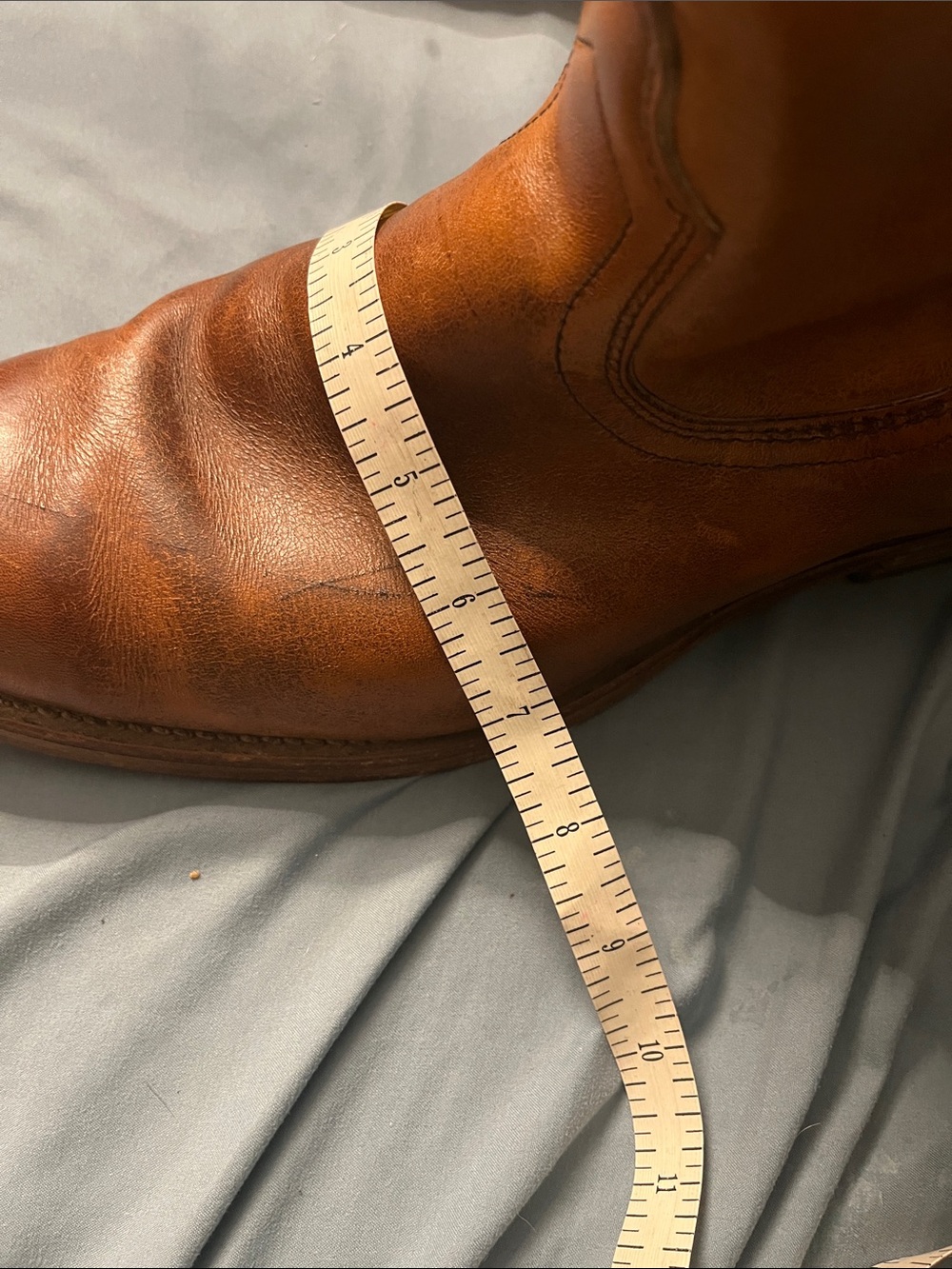 L.L. Bean Size 13 Men's Tan Leather Pull-On Boots - Picture 10 of 10